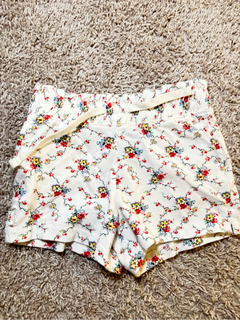 Polo by Ralph Lauren Cream Floral Girls' Shorts